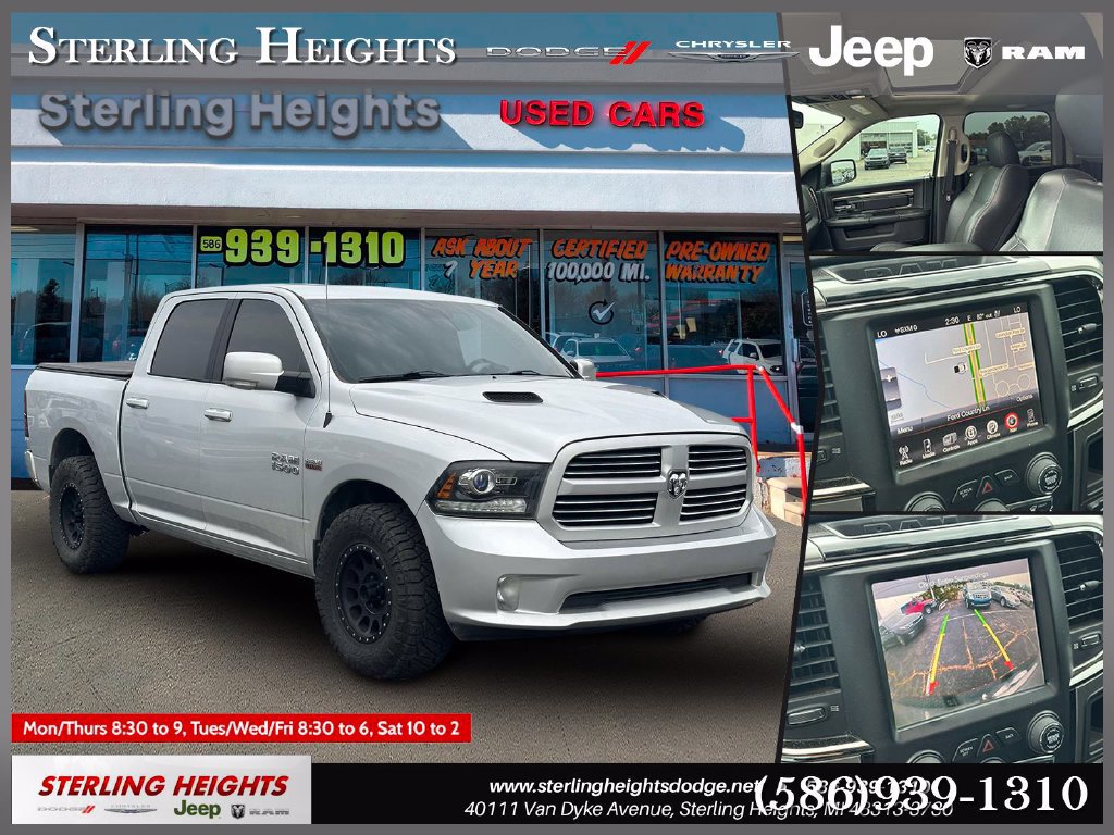 Used 2017 RAM 1500 Sport w/ Premium Sound Group AWD/4WD image 1