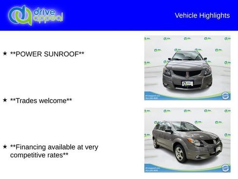 Used 2003 Pontiac Vibe AWD w/ Power Group Value Package image 6