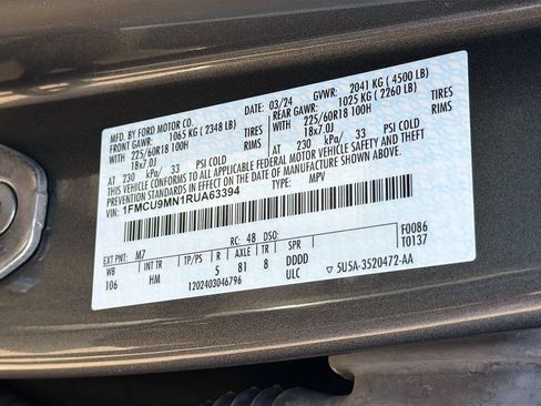 Used 2024 Ford Escape ST-Line w/ Tech Pack #1 AWD/4WD image 33