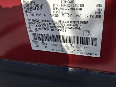 Used 2017 Ford Explorer XLT w/ Equipment Group 201A FWD image 18