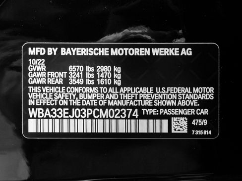 Used 2023 BMW 760i xDrive image 76