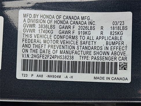 Certified 2023 Honda Civic LX image 32