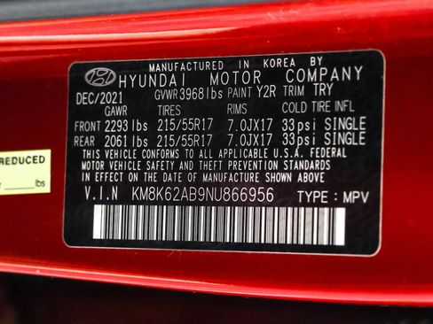 Used 2022 Hyundai Kona SEL FWD image 47