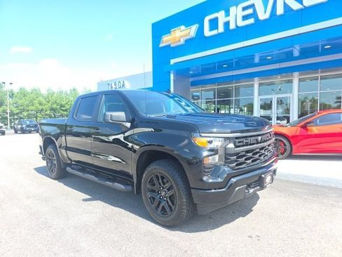 New 2026 Chevrolet Silverado 1500 Custom w/ Turbomax Blackout Package AWD/4WD image 1