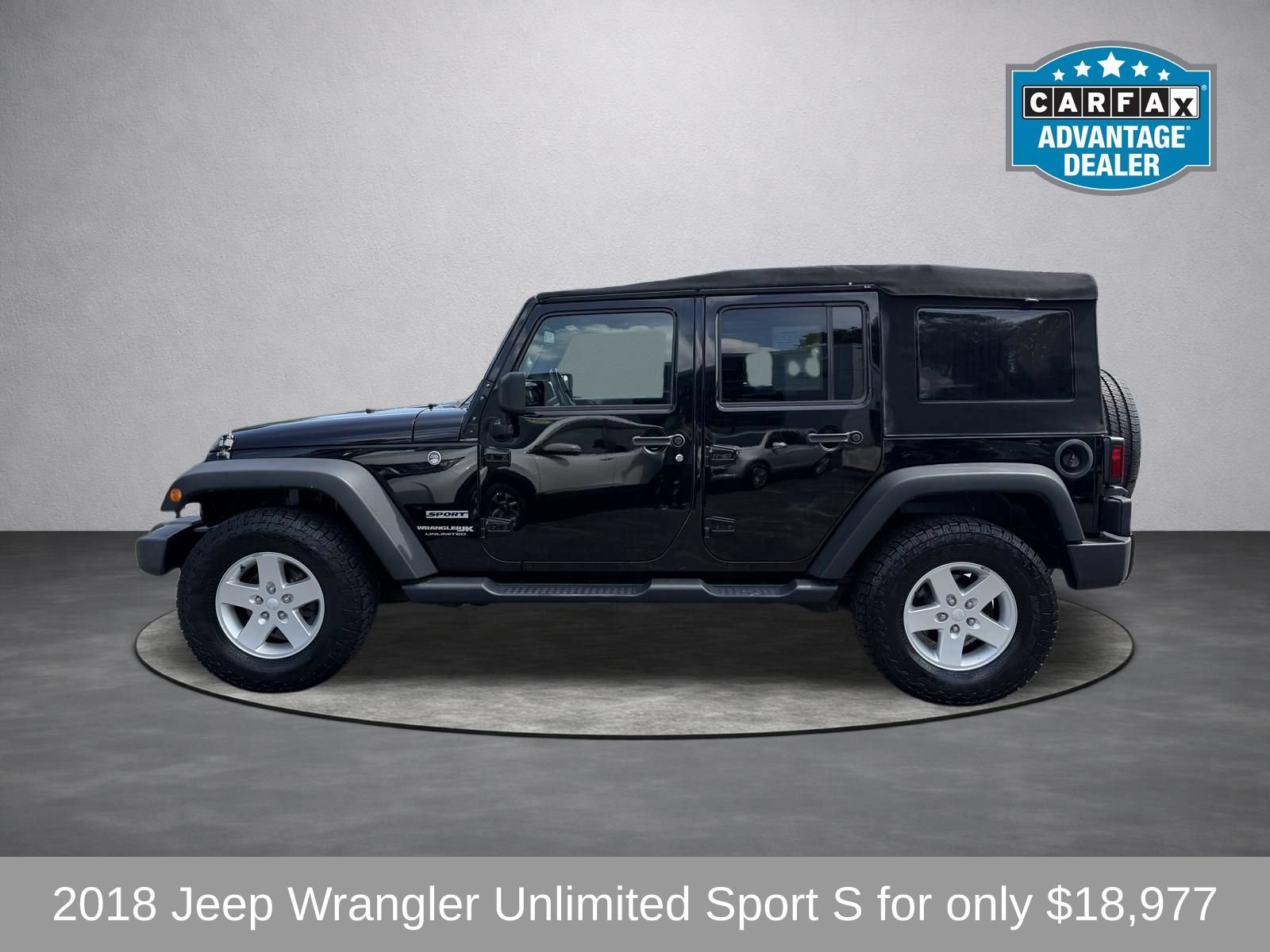 Used 2018 Jeep Wrangler Unlimited Sport S AWD/4WD image 9