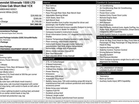 Used 2022 Chevrolet Silverado 1500 Custom image 2