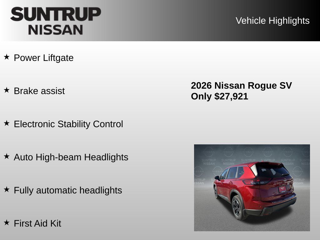 Certified 2026 Nissan Rogue SV AWD/4WD image 38