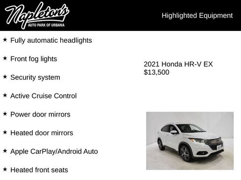 Used 2021 Honda HR-V EX image 16