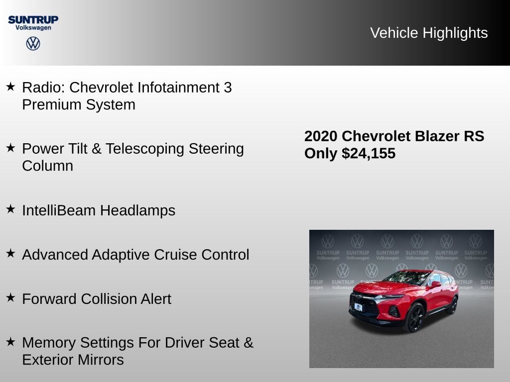 Used 2020 Chevrolet Blazer RS FWD image 16