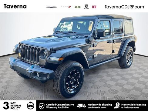 Used 2022 Jeep Wrangler Unlimited Rubicon 4xe image 1