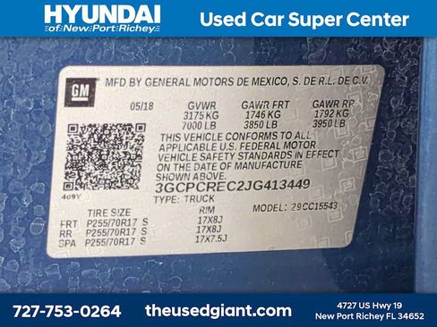 Used 2018 Chevrolet Silverado 1500 LT w/ All Star Edition RWD image 30