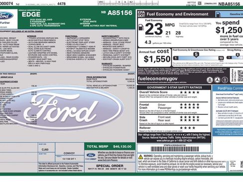 Used 2022 Ford Edge SEL w/ Convenience Package image 33
