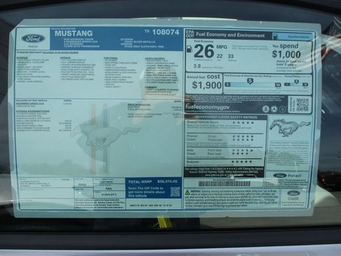 New 2026 Ford Mustang Coupe image 20