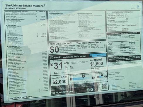 Used 2026 BMW 530i w/ M Sport Package image 18