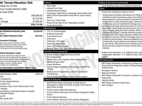 New 2027 GMC Terrain Elevation w/ Elevation Premium Package FWD image 43
