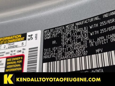 Used 2025 Toyota Grand Highlander AWD image 10