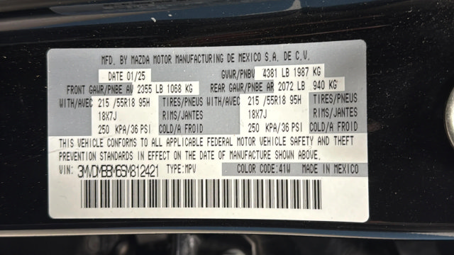 Used 2025 MAZDA CX-30 AWD 2.5 S w/ Select Sport Pkg image 17