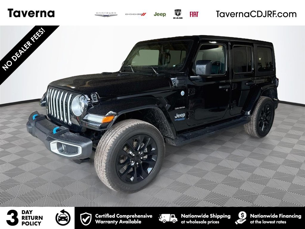 Certified 2022 Jeep Wrangler Unlimited Sahara w/ Cold Weather Group AWD/4WD image 1