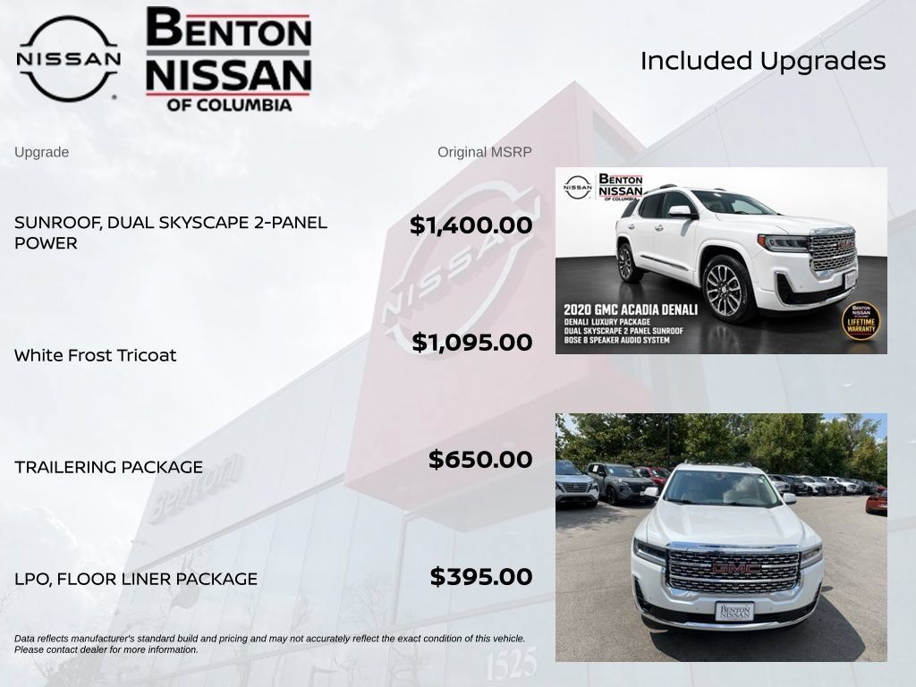 Used 2020 GMC Acadia Denali w/ Trailering Package AWD/4WD image 6