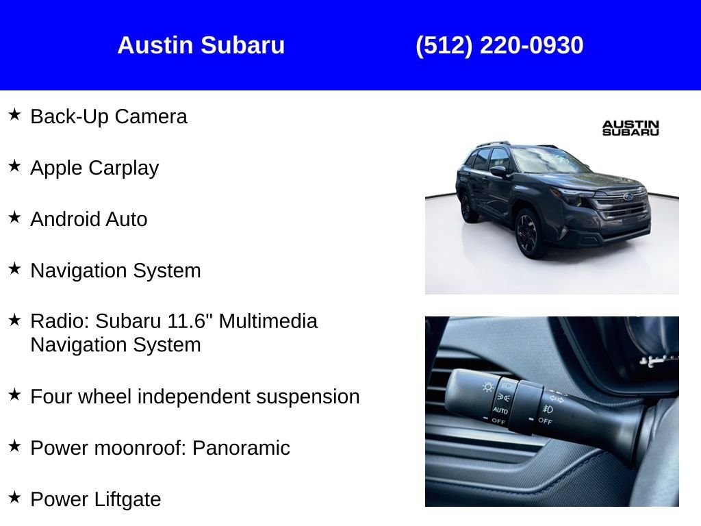 New 2026 Subaru Forester Premium AWD/4WD image 9
