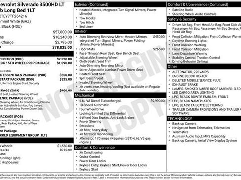 New 2026 Chevrolet Silverado 3500 LT w/ All Star Edition AWD/4WD image 4