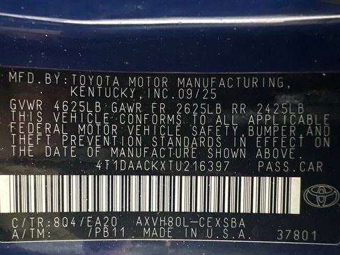 Used 2026 Toyota Camry SE FWD image 11