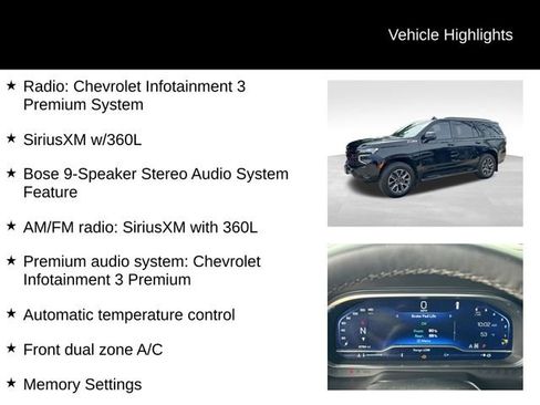 Used 2024 Chevrolet Tahoe Z71 w/ Z71 Off-Road Package AWD/4WD image 14