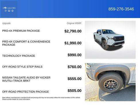 Used 2022 Nissan Frontier PRO-4X w/ Pro-4X Premium Package AWD/4WD image 5
