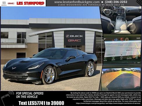 Used 2014 Chevrolet Corvette Stingray Coupe w/ 2LT Preferred Equipment Group image 1