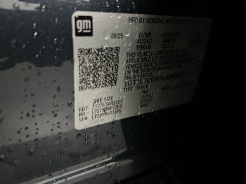 New 2026 GMC Sierra EV Elevation w/ LPO, Elevation Dark Package image 67