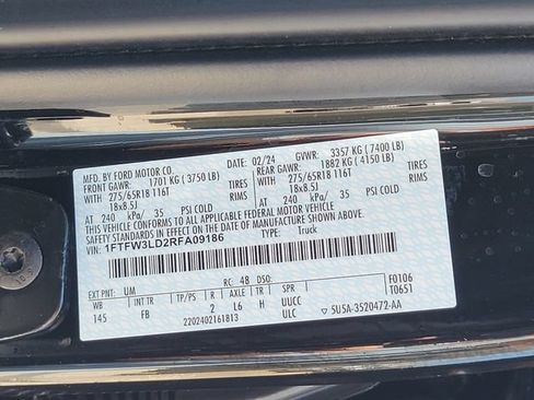Certified 2024 Ford F150 XLT w/ Equipment Group 302A MID AWD/4WD image 18