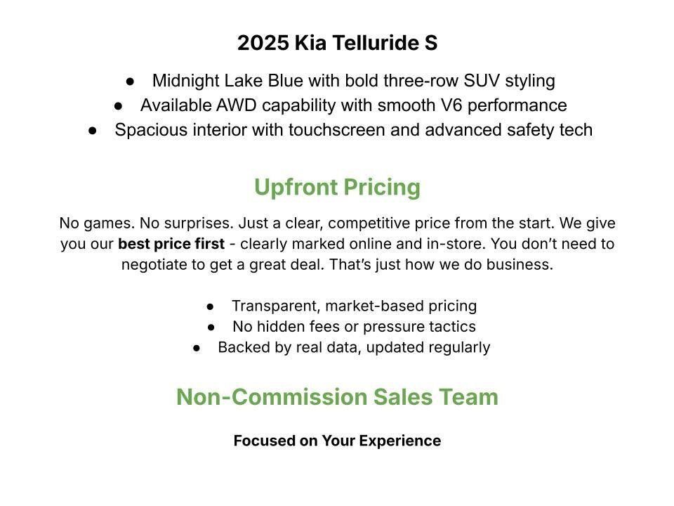 Used 2025 Kia Telluride S AWD/4WD image 3