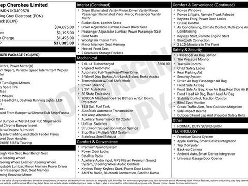 Used 2019 Jeep Cherokee Limited image 38