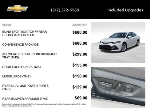 Used 2024 Toyota Camry LE w/ Convenience Package AWD/4WD image 15