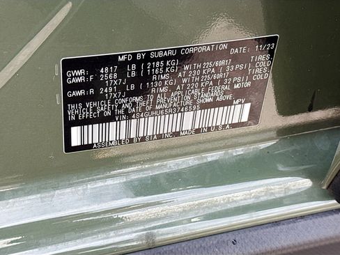 Certified 2024 Subaru Crosstrek 2.5i Wilderness w/ Crosstrek Mirror Package image 43