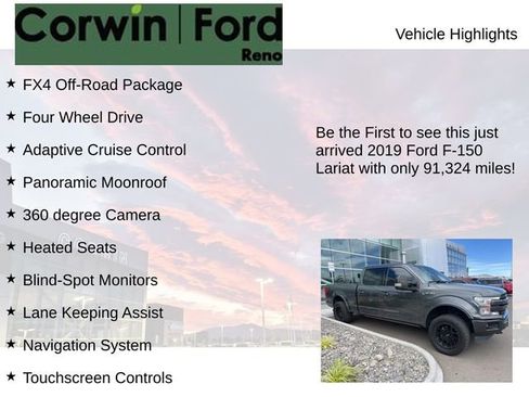 Used 2019 Ford F150 Lariat w/ Equipment Group 502A Luxury AWD/4WD image 4