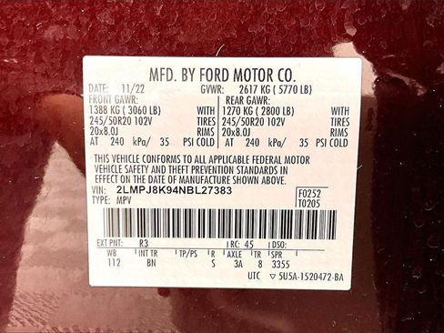 Used 2022 Lincoln Nautilus Reserve image 35