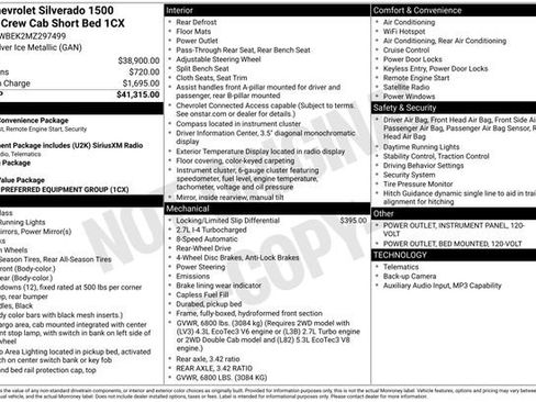 Used 2021 Chevrolet Silverado 1500 Custom image 15