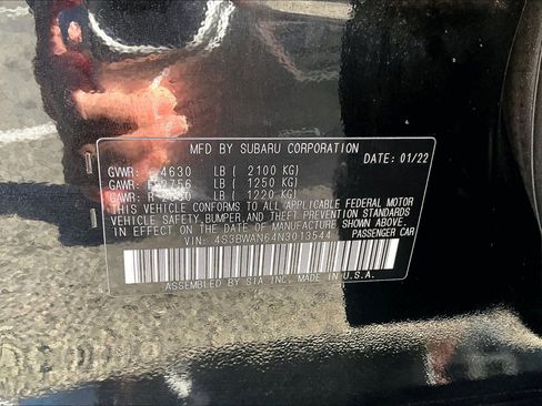 Used 2022 Subaru Legacy Limited w/ Popular Package #3 image 29