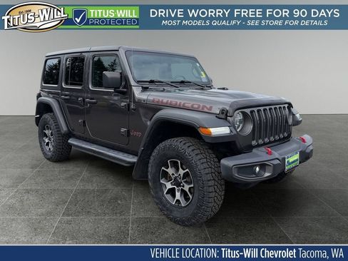 Used 2020 Jeep Wrangler Unlimited Rubicon w/ LED Lighting Group AWD/4WD image 1