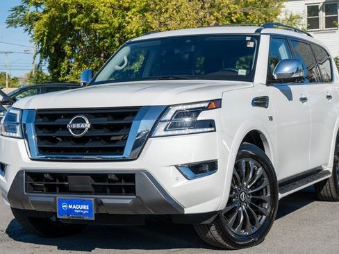 Used 2022 Nissan Armada Platinum w/ Captain's Chairs Package image 1