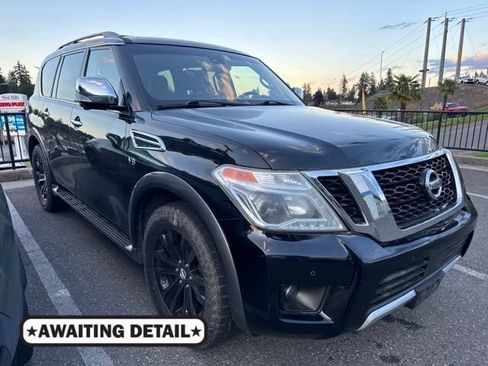 Used 2017 Nissan Armada Platinum w/ Captain Seat Package AWD/4WD image 1