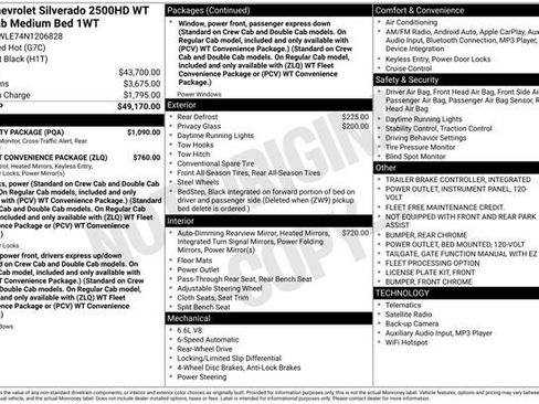 Used 2022 Chevrolet Silverado 2500 W/T w/ WT Safety Package image 1