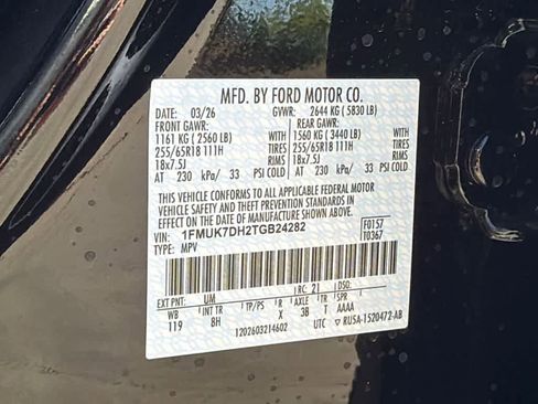 New 2026 Ford Explorer Active RWD image 34