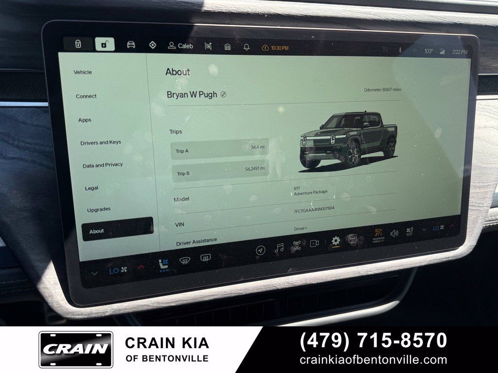 Used 2022 Rivian R1T Adventure AWD/4WD image 14