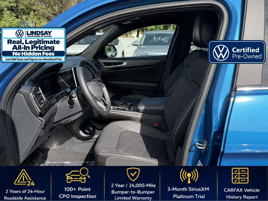 Certified 2024 Volkswagen Atlas Cross Sport SE w/ Panoramic Sunroof Package FWD image 11