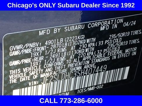 Certified 2025 Subaru Forester Sport w/ Popular Package #1 image 19