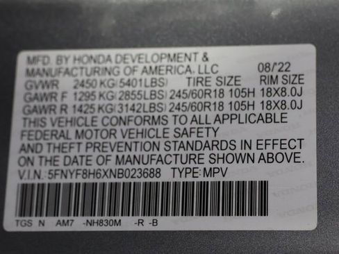 Used 2022 Honda Passport TrailSport image 29