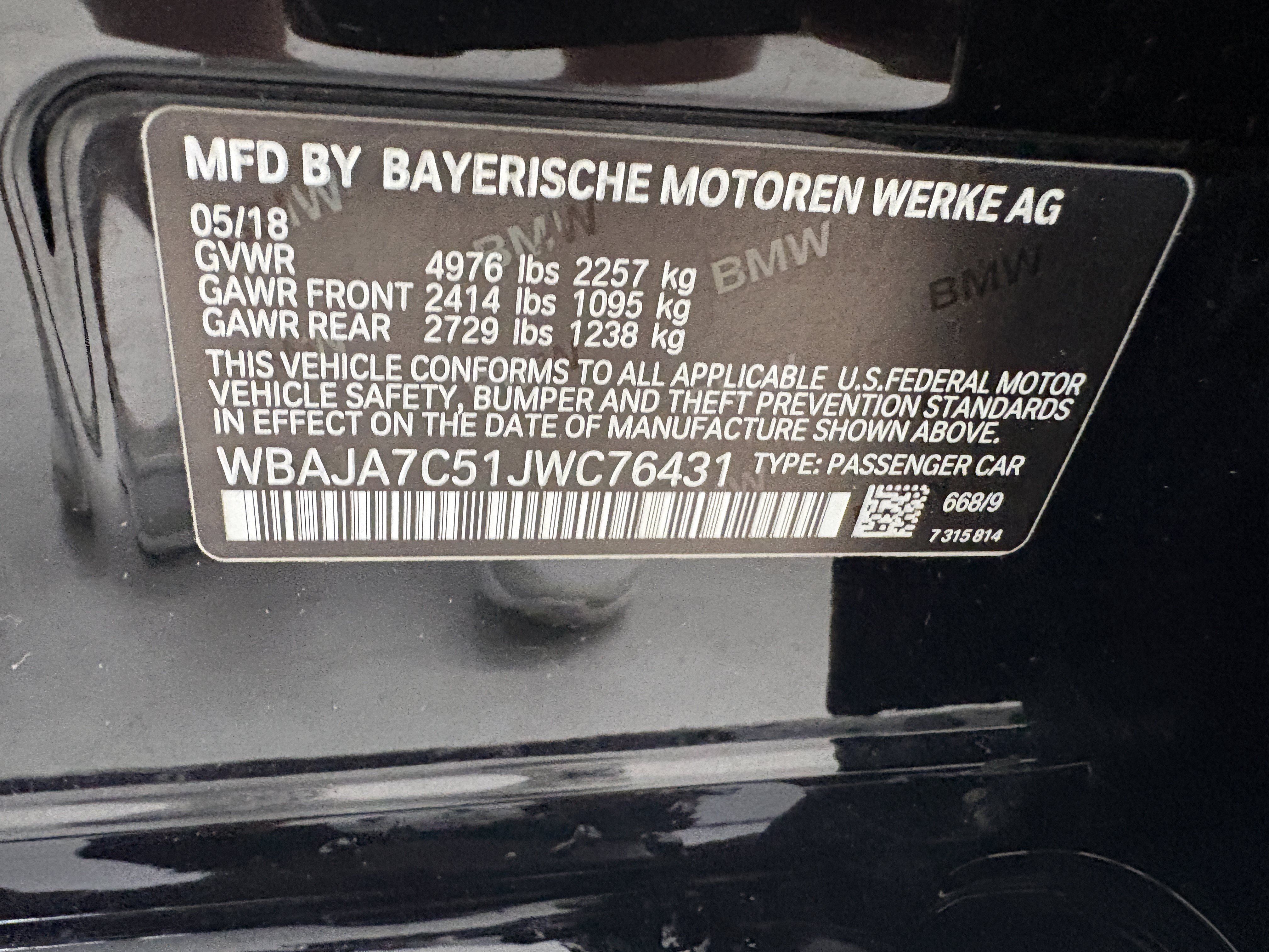 Used 2018 BMW 530i xDrive AWD/4WD image 42