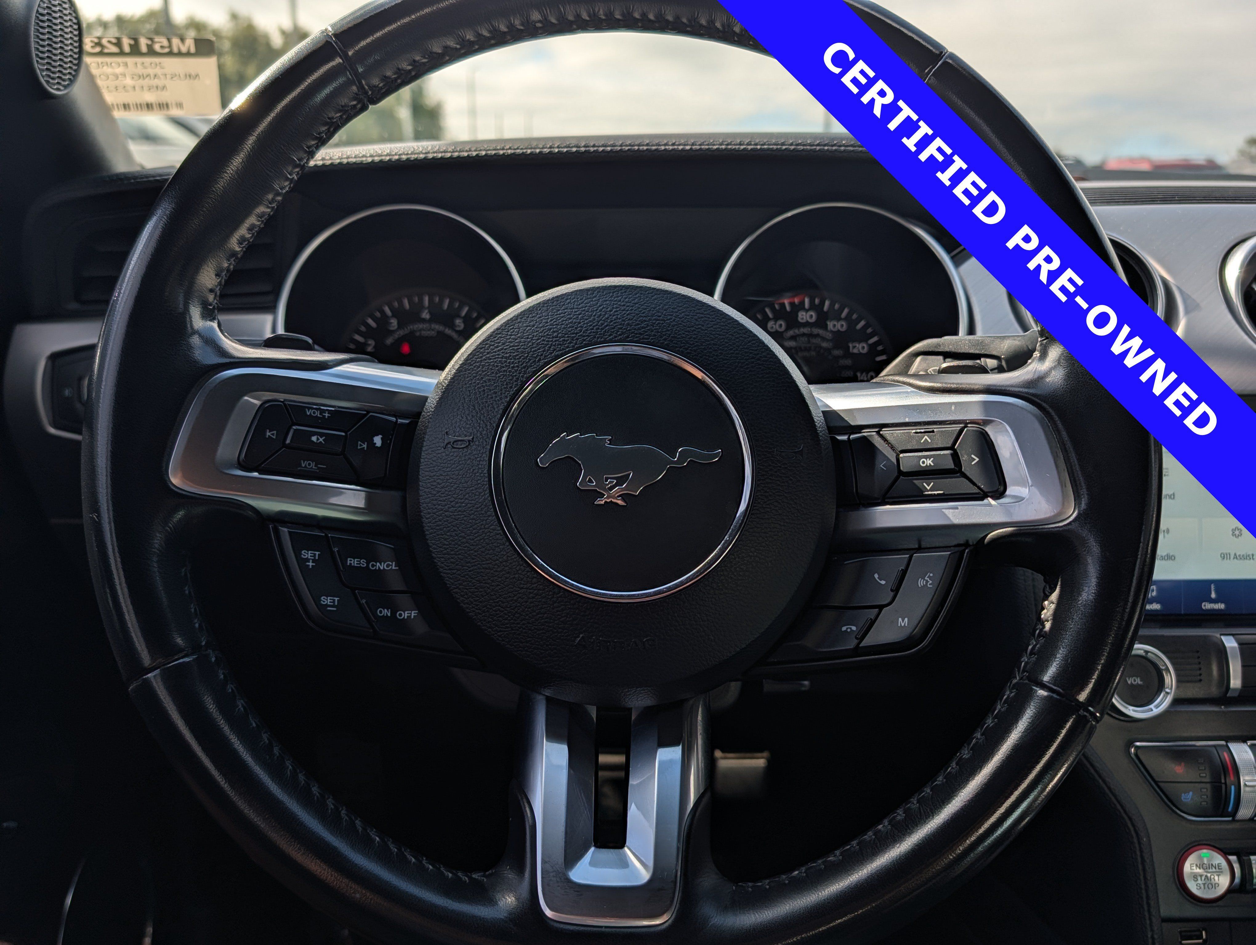 Certified 2021 Ford Mustang Premium w/ Black Accent Package RWD image 23